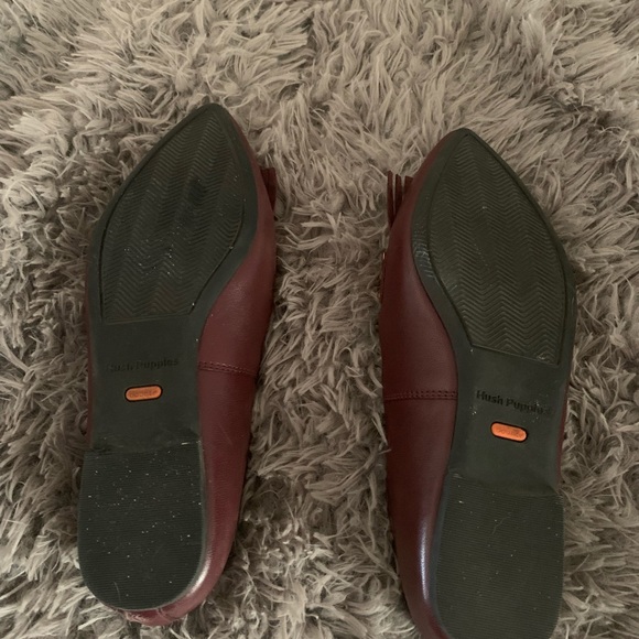 Burgundy flats - Picture 5 of 5